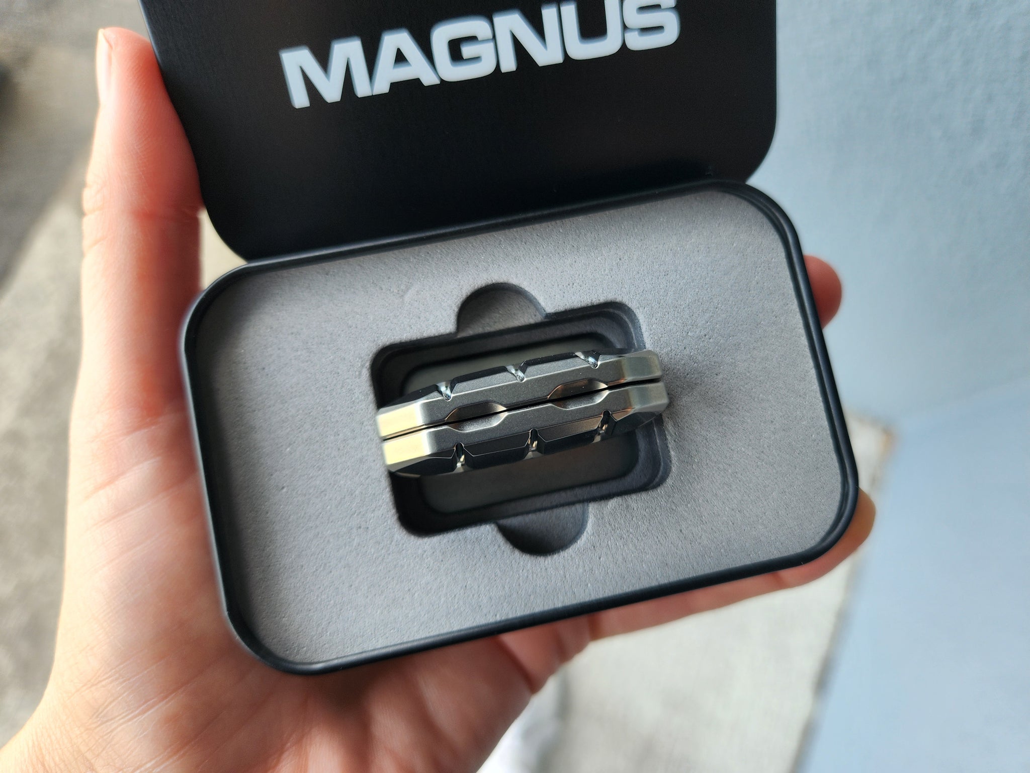 Titanium - SD024 - Mini Turtle - 2-Click – Magnus Fidgets