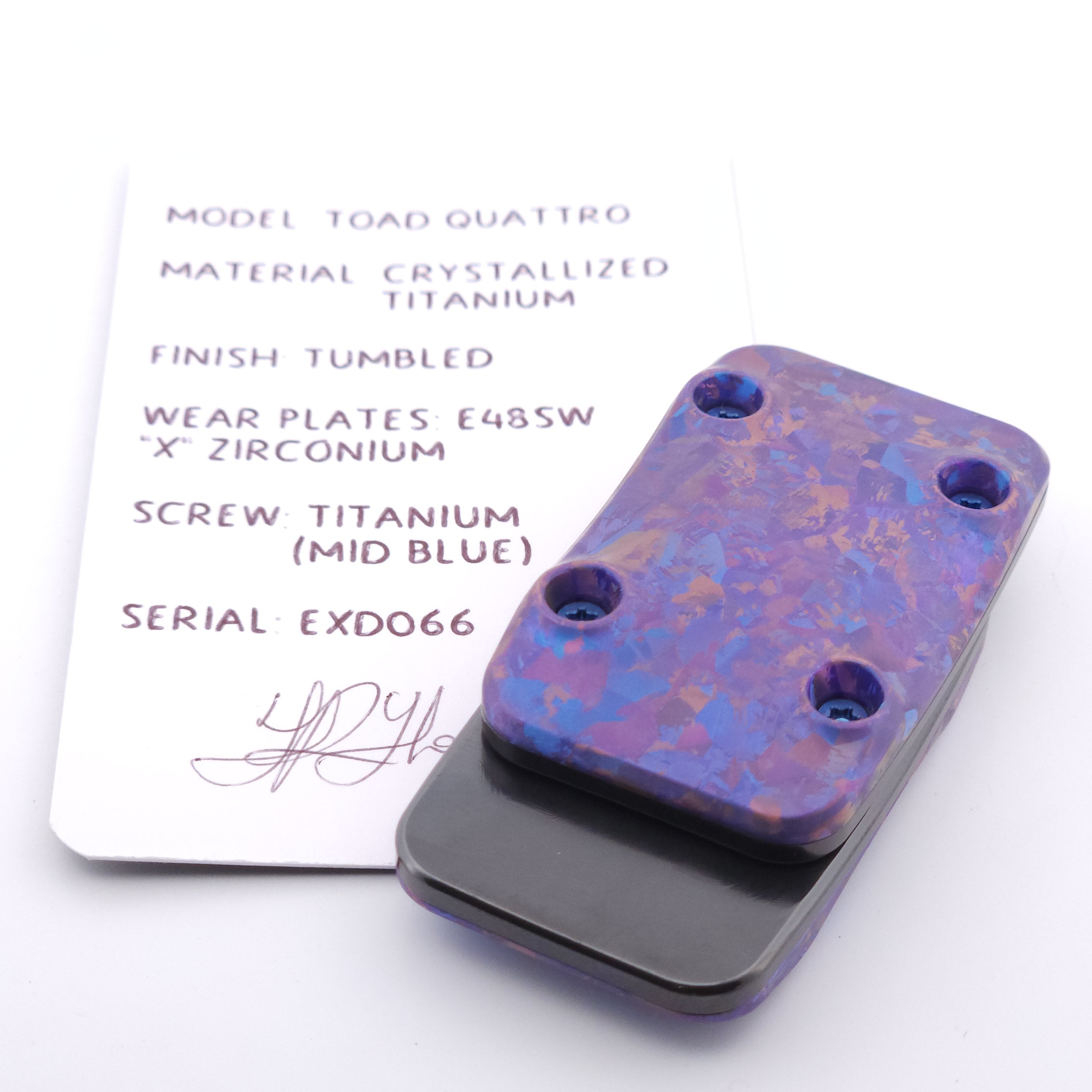 Exotic Custom Slider: EXD066 - Toad Quattro