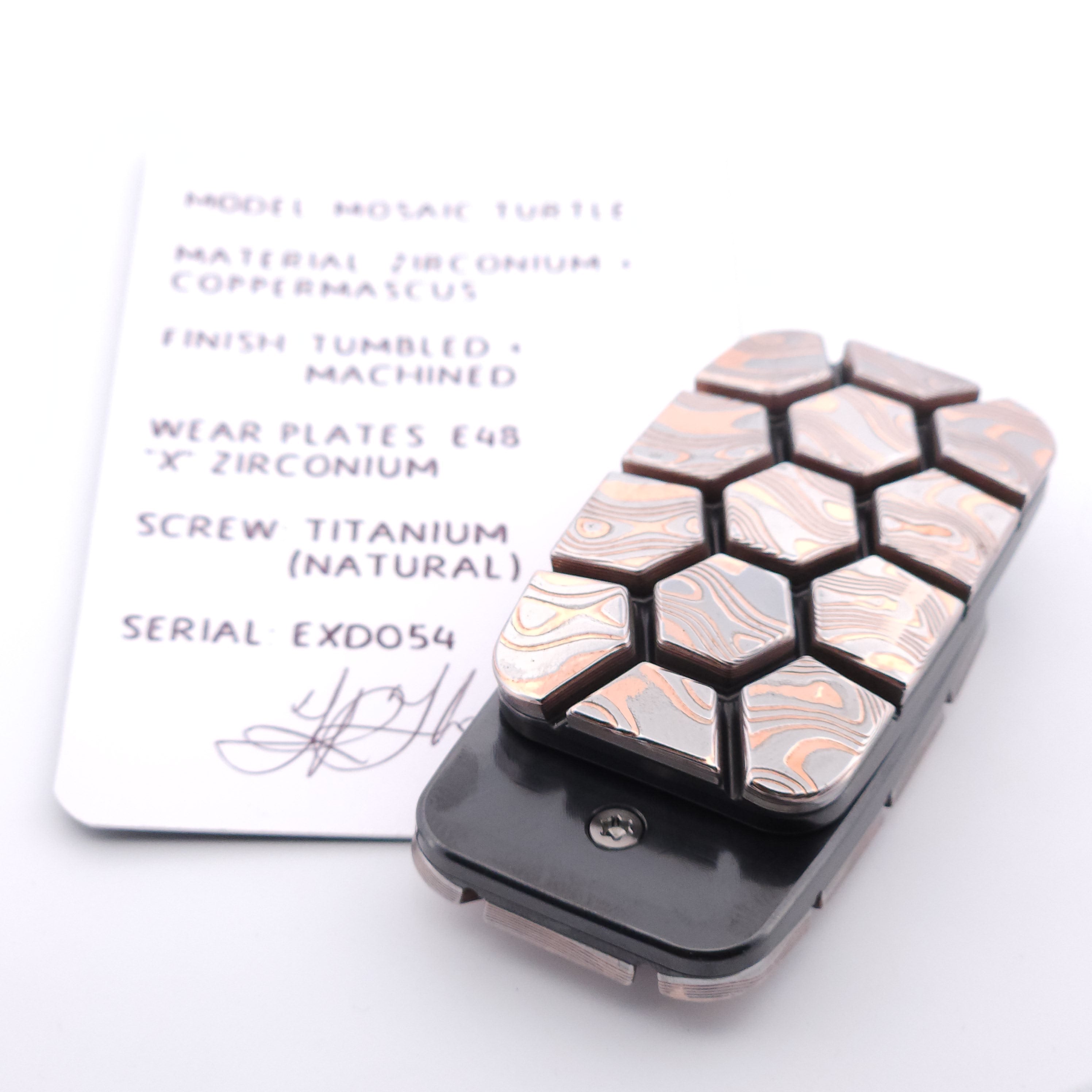 Exotic Custom Slider: EXD054 - Mosaic Turtle