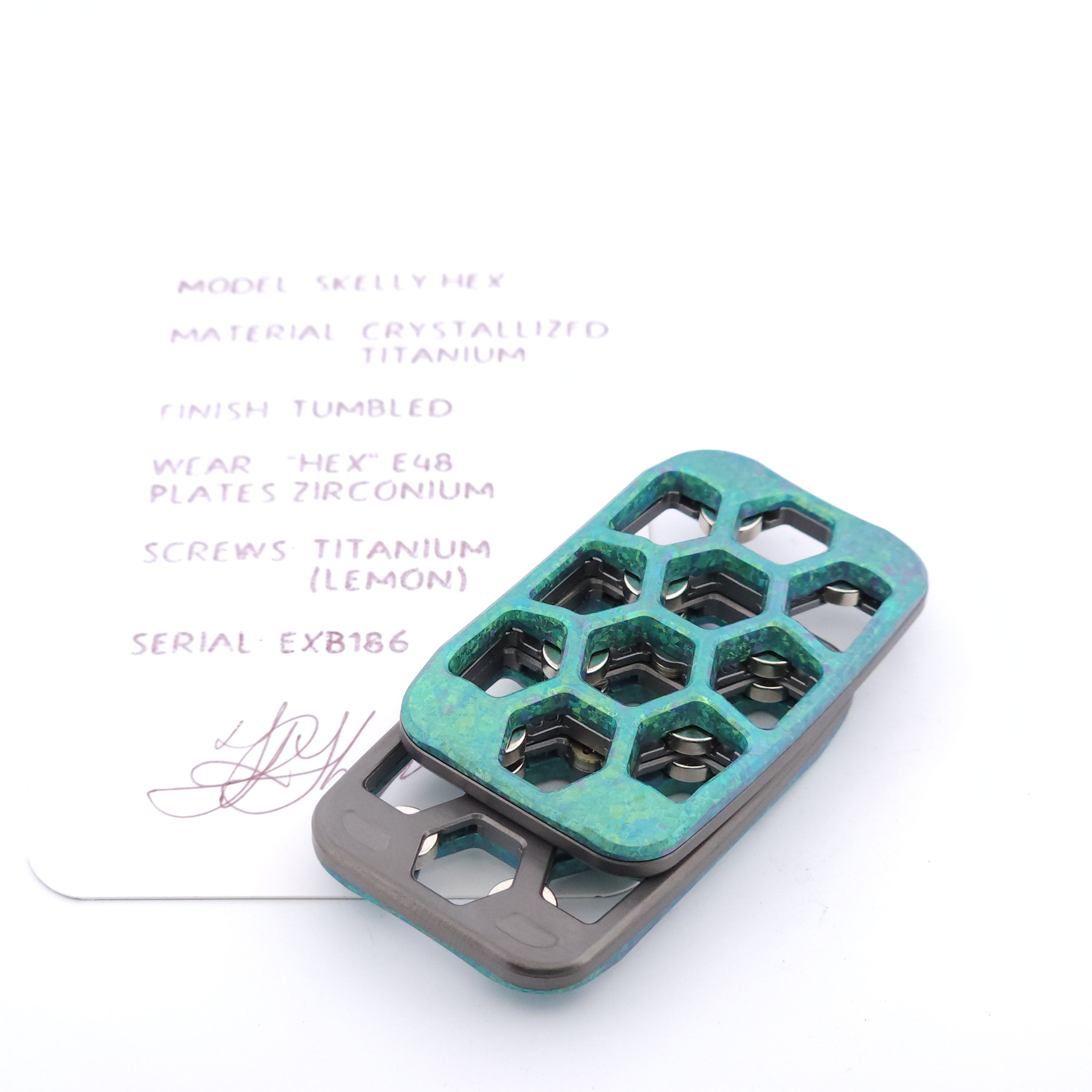 Exotic Custom Slider: EXB186 - Skelly Hex