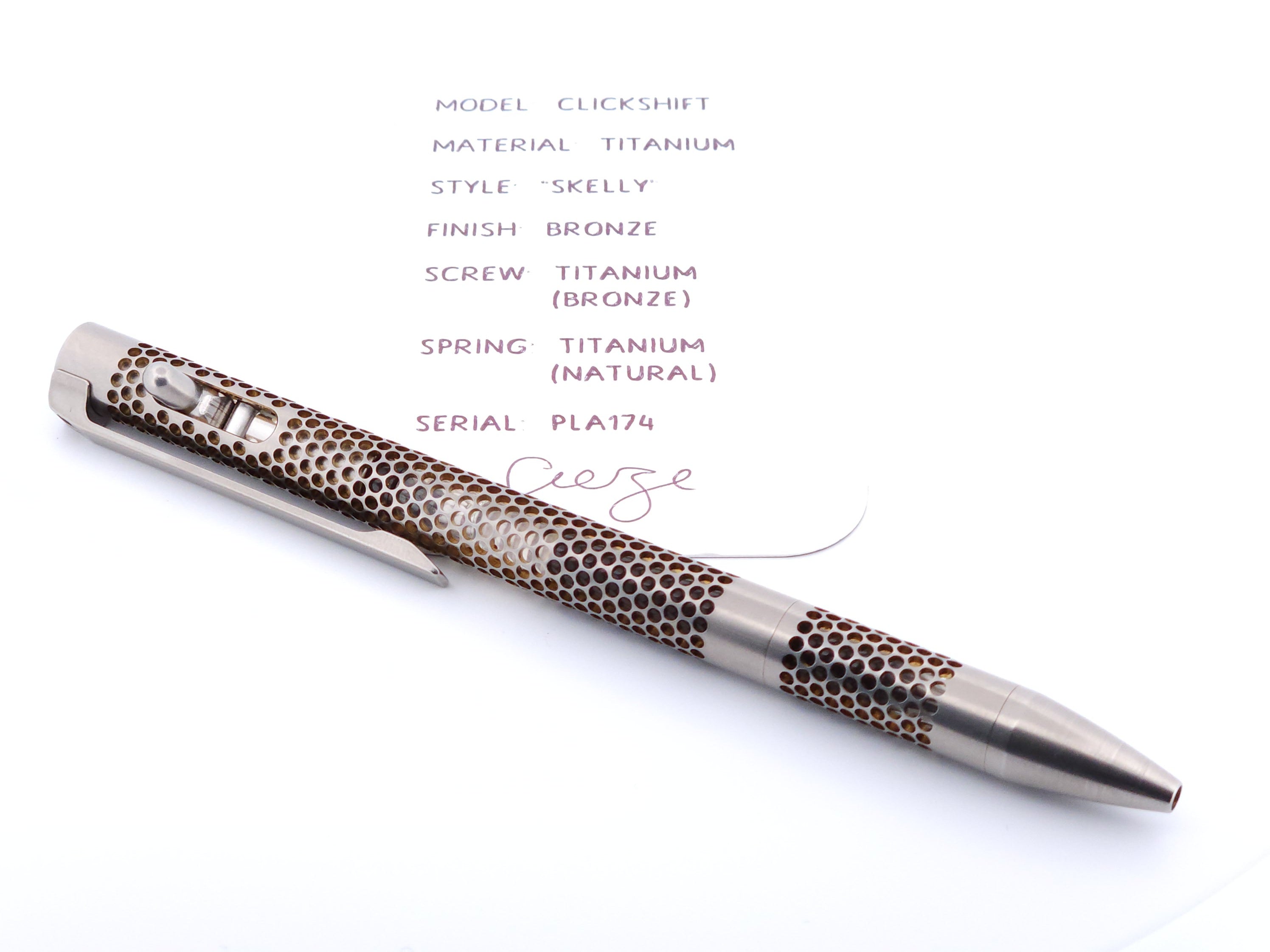 PenLab™ Custom Pen: PLA174