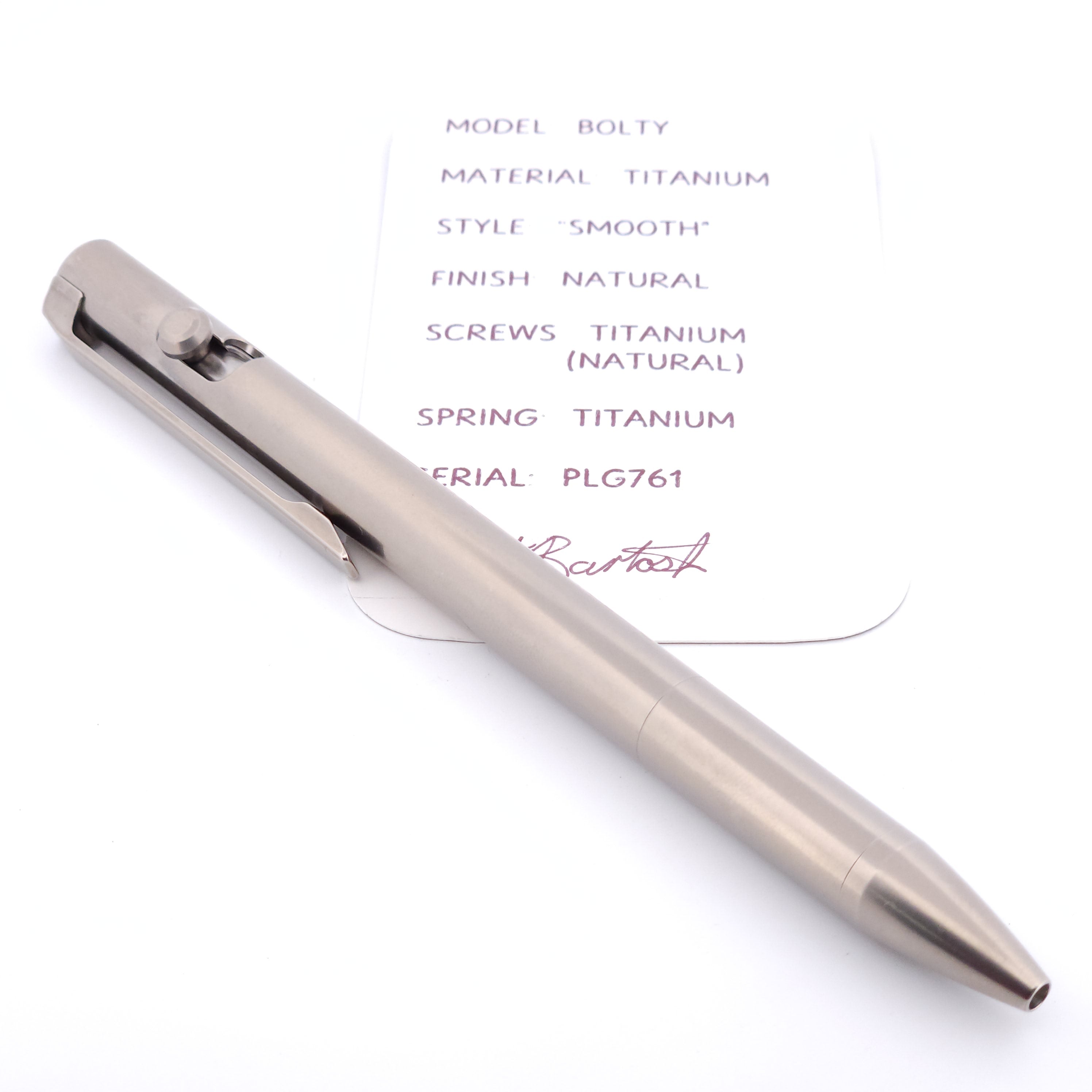 PenLab™ Custom Bolty Pen: PLG761 - "Smooth"