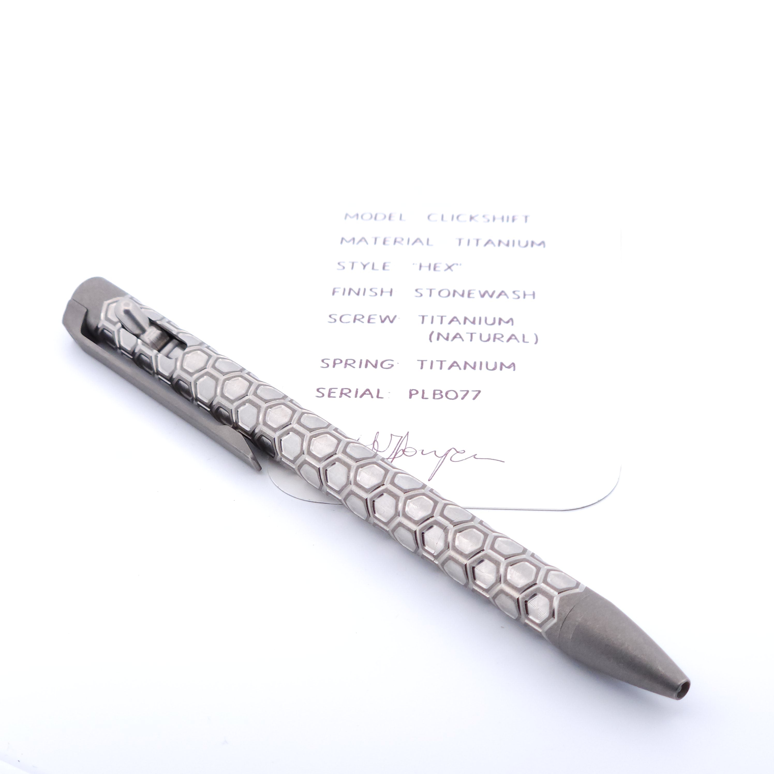 PenLab™ Custom Pen: PLB077