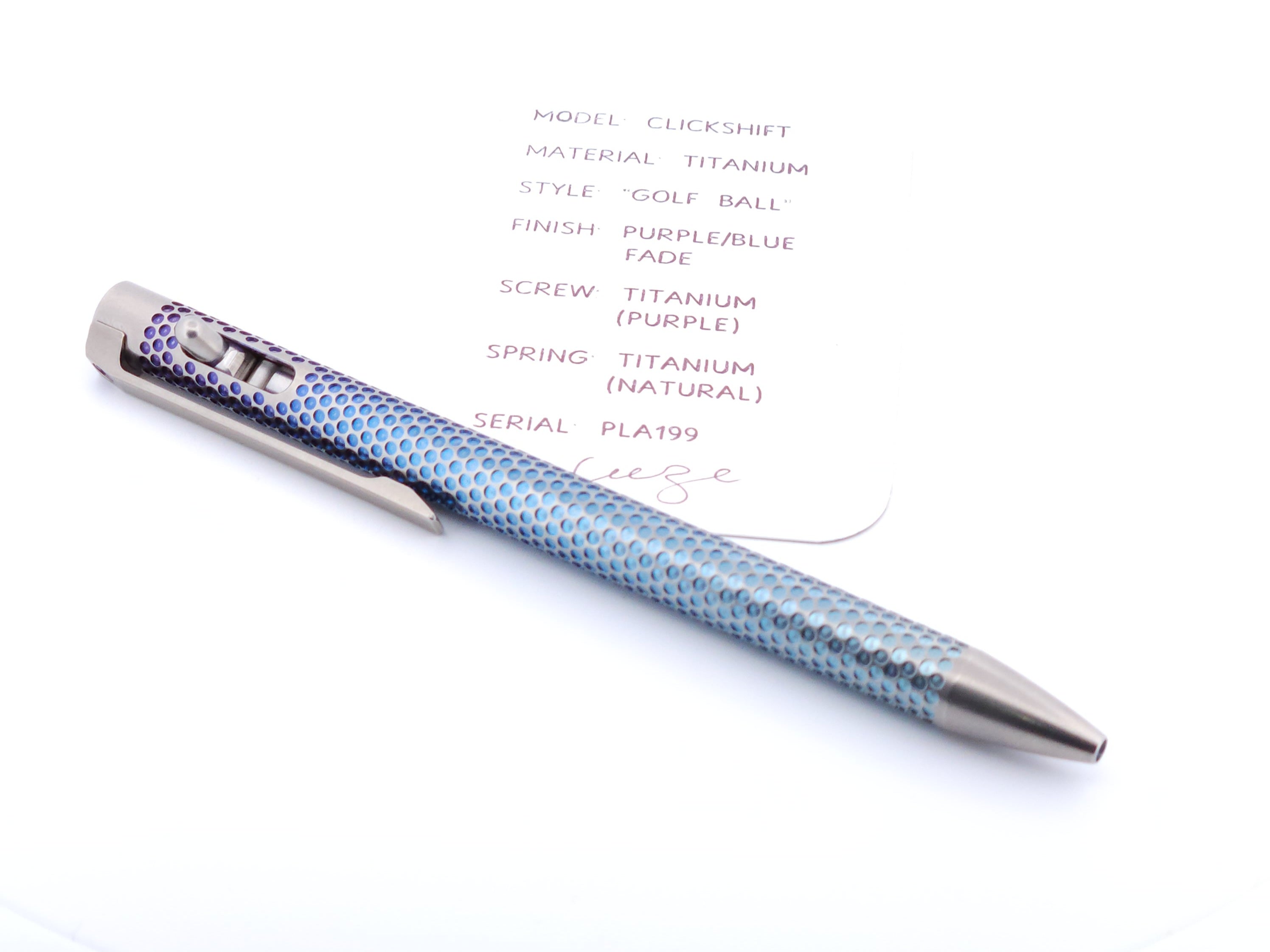 PenLab™ Custom Pen: PLA199