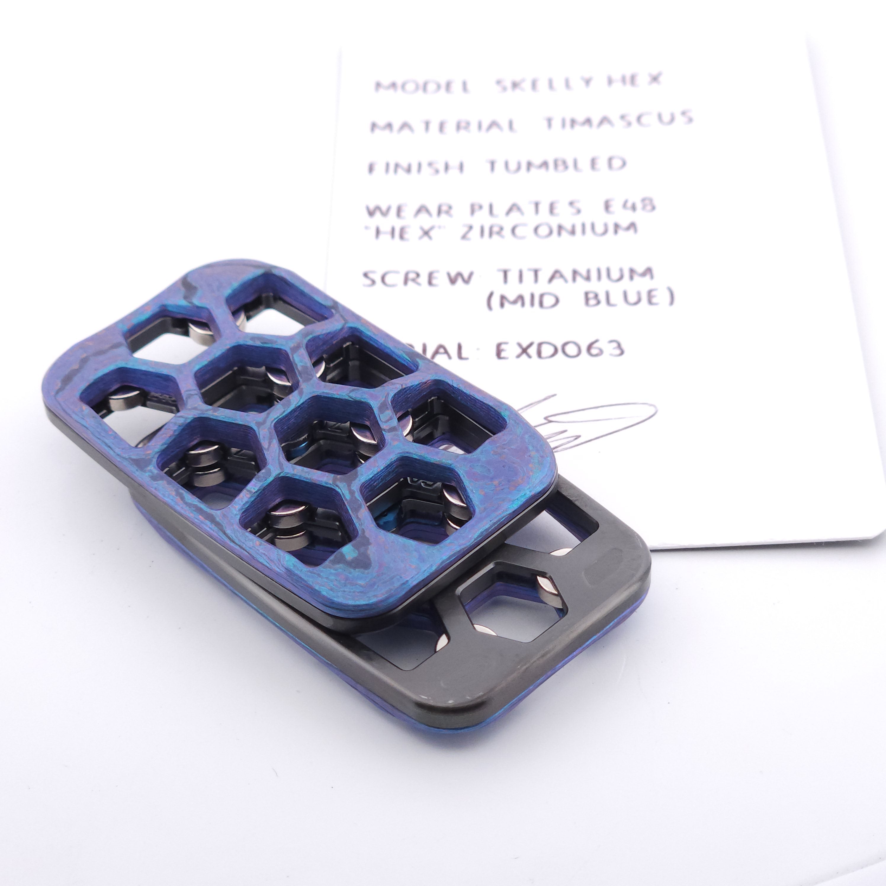 Exotic Custom Slider: EXD063 -  Skelly Hex *BLEM*