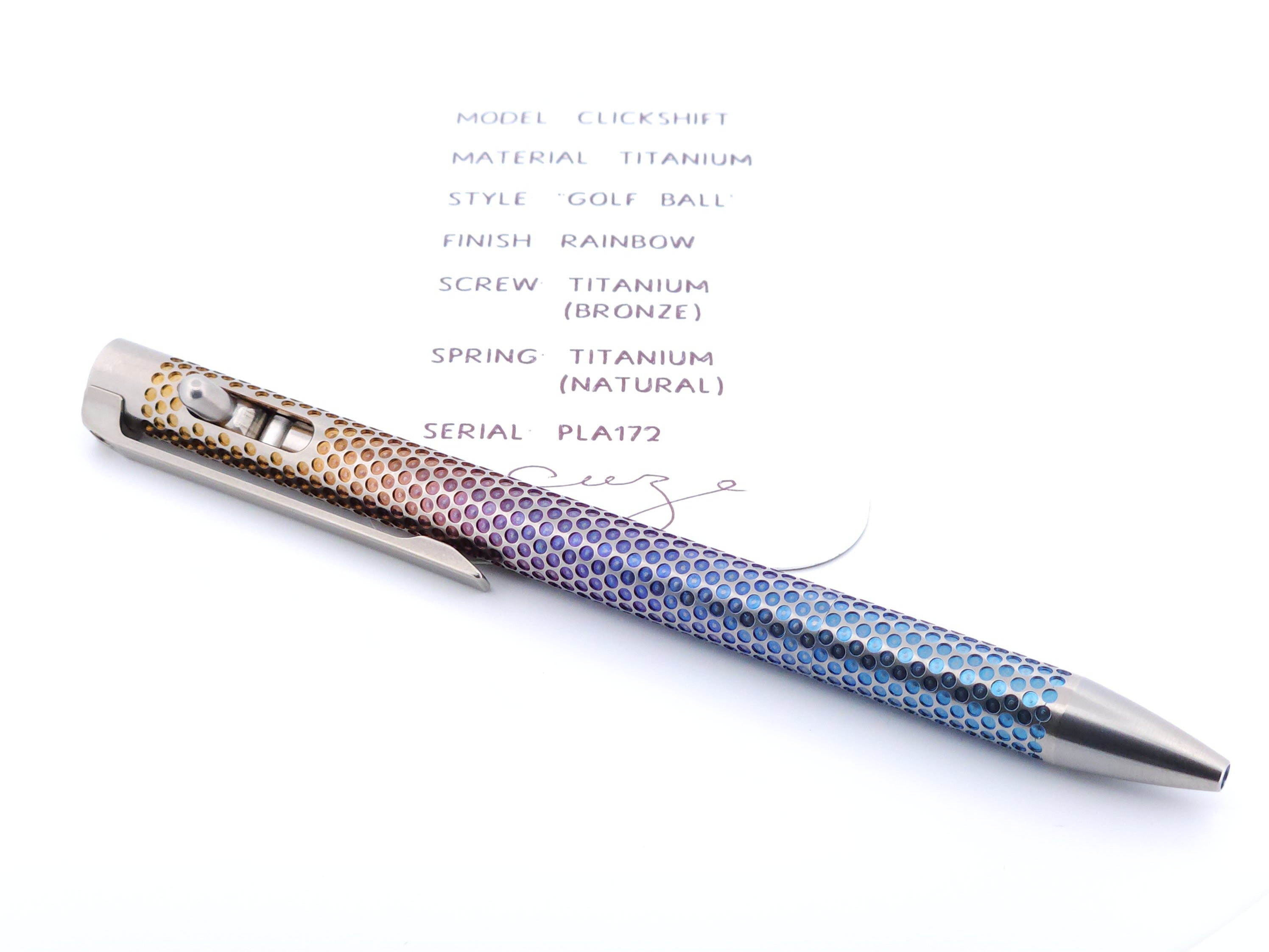 PenLab™ Custom Pen: PLA172