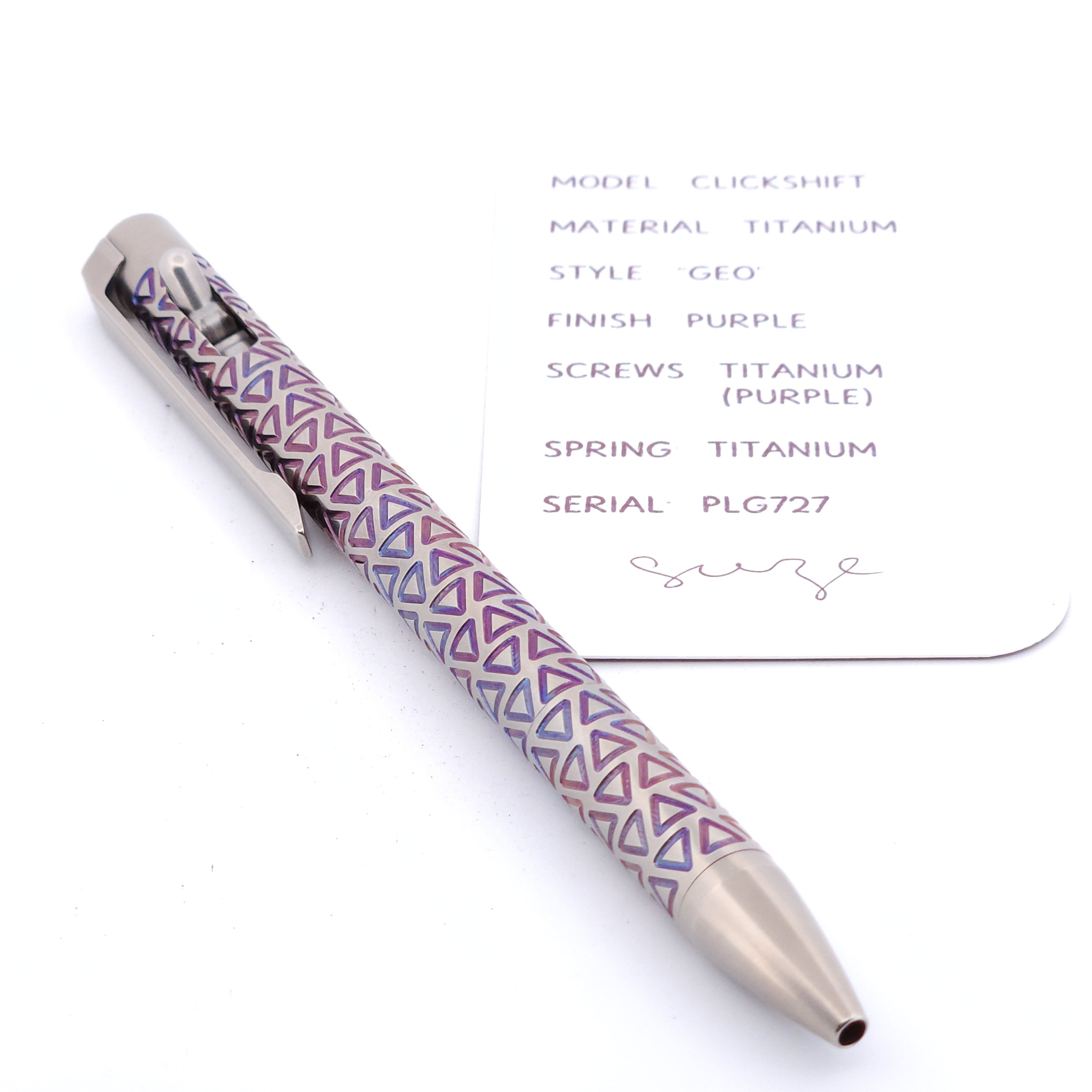 PenLab™ Custom Pen: PLG727 - "Geo"