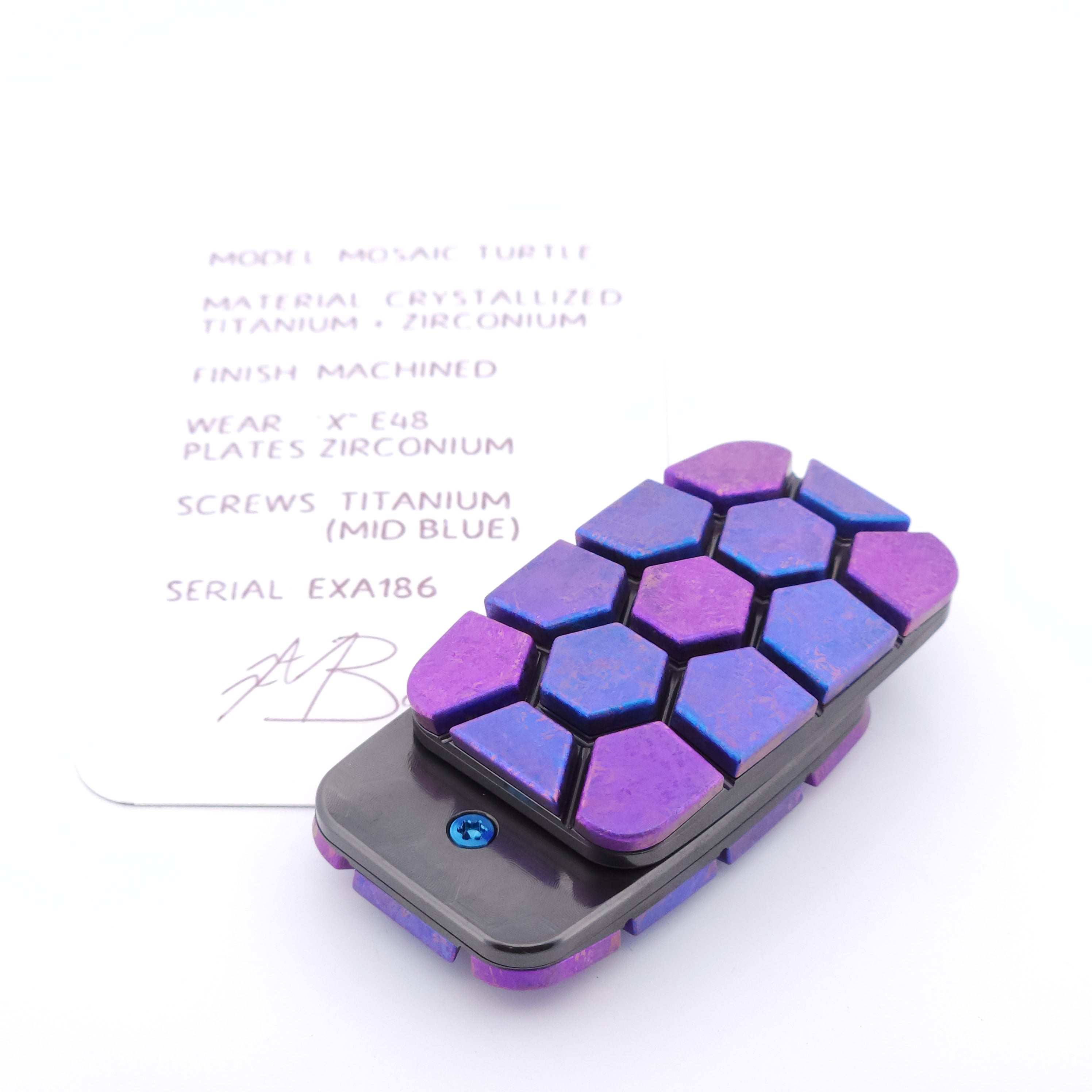 Exotic Custom Slider: EXA186 - Mosaic Turtle
