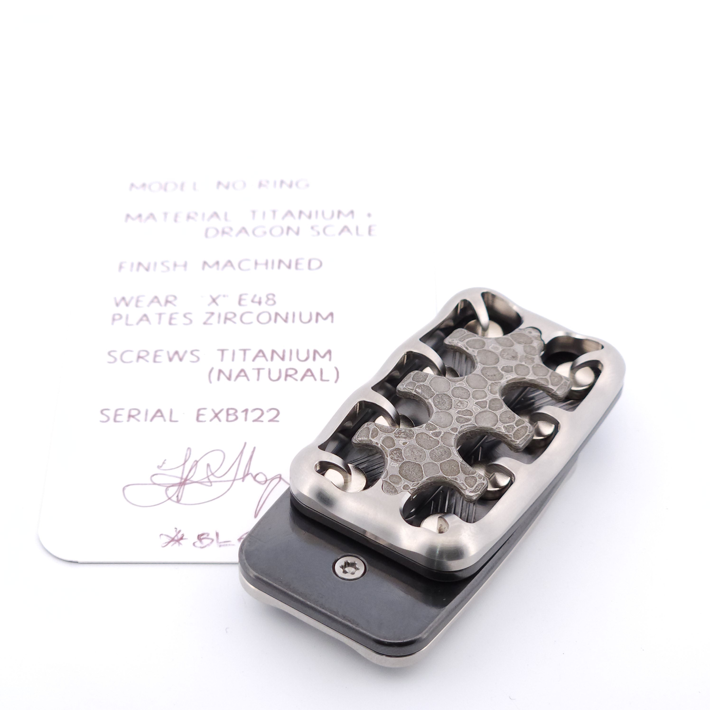 Exotic Custom Slider: EXB122 - No-Ring *BLEM*